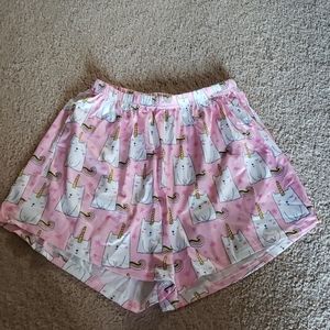 Shein Unicorn Sleep Shorts